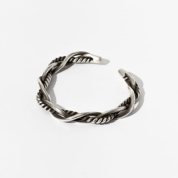 TRIBAL SILVER-BANGLE-0003