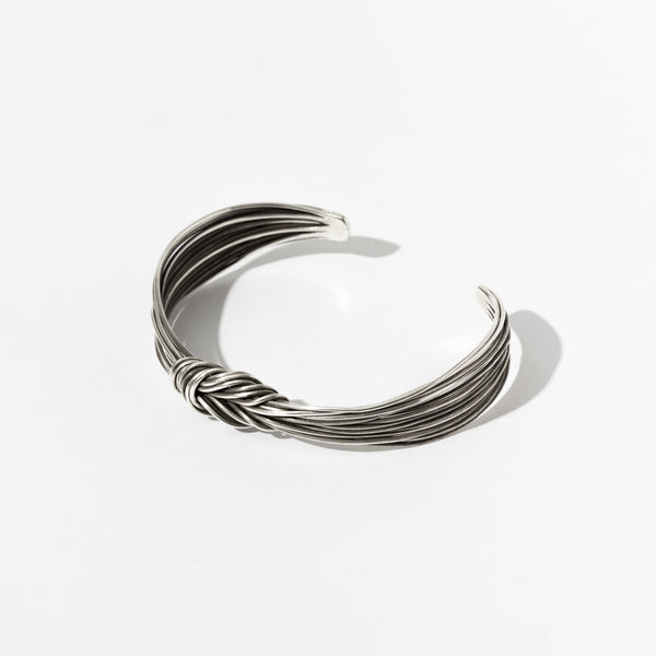 TRIBAL SILVER-BANGLE-0004