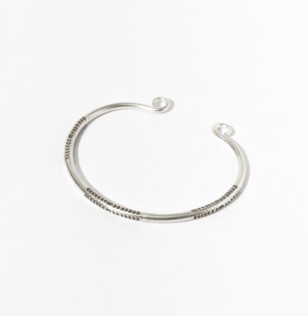 TRIBAL SILVER-BANGLE-0005