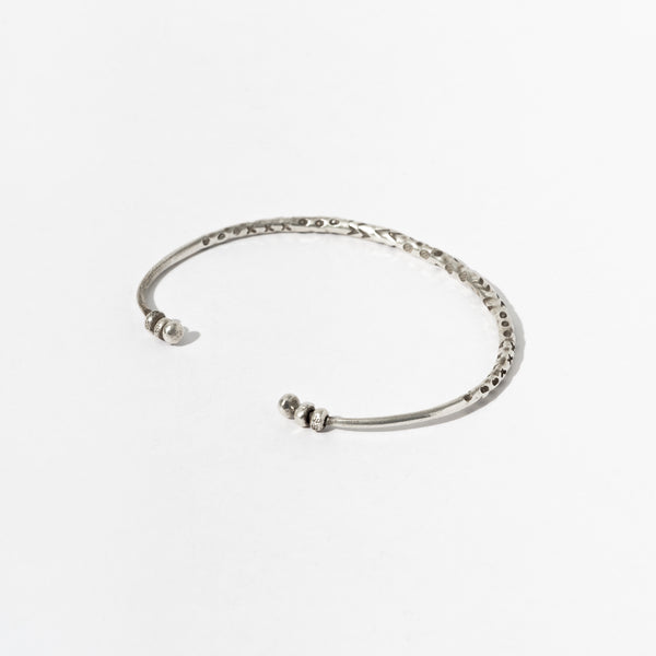 TRIBAL SILVER-BANGLE-0008