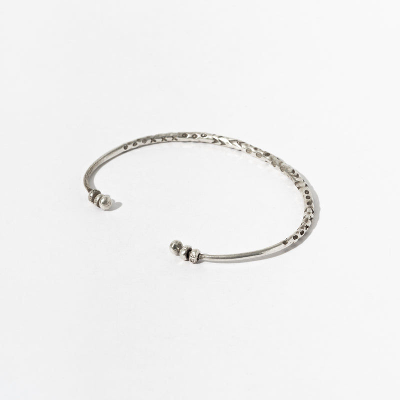TRIBAL SILVER-BANGLE-0008