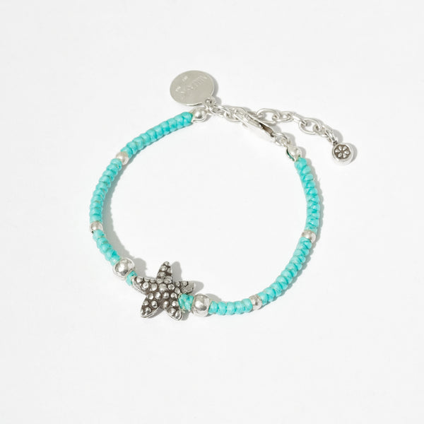SILVER & CORD-BRACELET-0006-TURQUOISE
