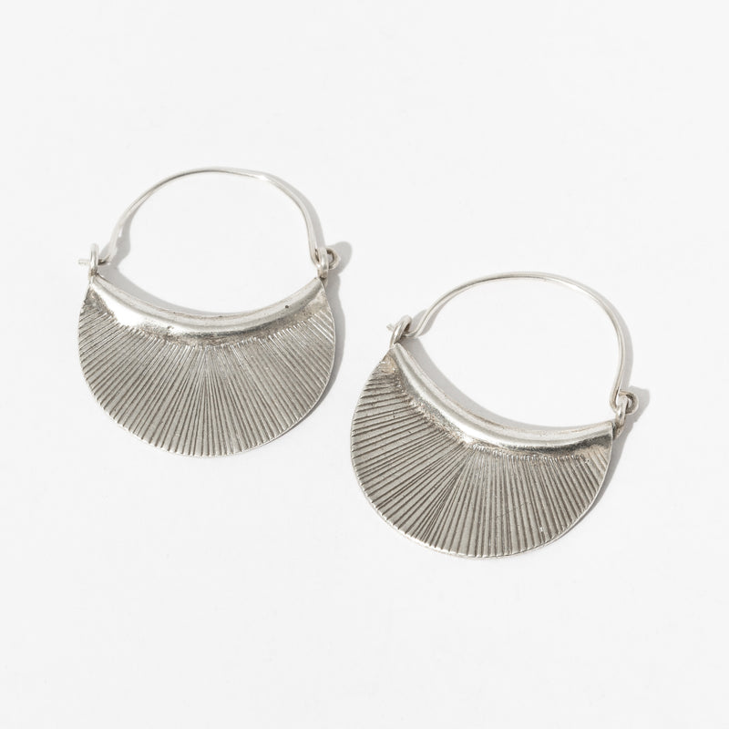 TRIBAL SILVER-EARRINGS-0026L